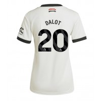 Camisa de time de futebol Manchester United Diogo Dalot #20 Replicas 3º Equipamento Feminina 2024-25 Manga Curta